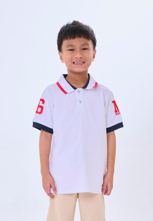 Mossimo Kids Romi White Polo Shirt