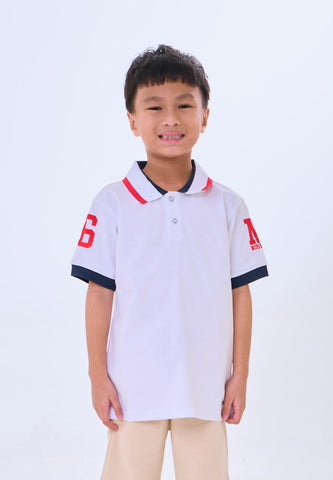 Mossimo Kids Romi White Polo Shirt