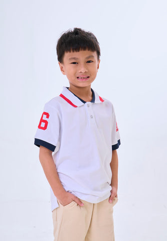 Mossimo Kids Romi White Polo Shirt
