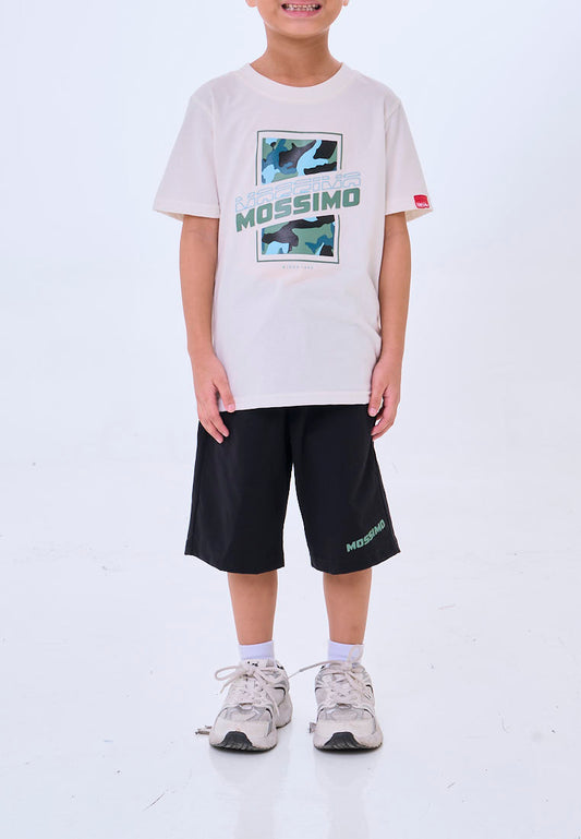 Mossimo Kids Black White Basic Tshirt w/ Short Set For Boys