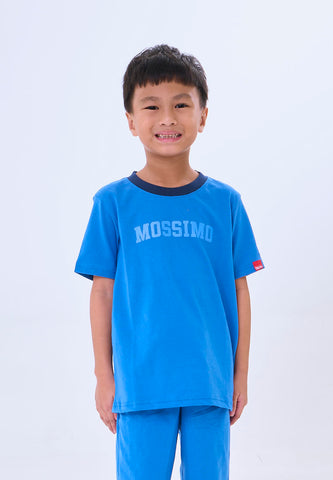 Mossimo Kids Darien Blue Plush Sweatshirt & Shorts Set