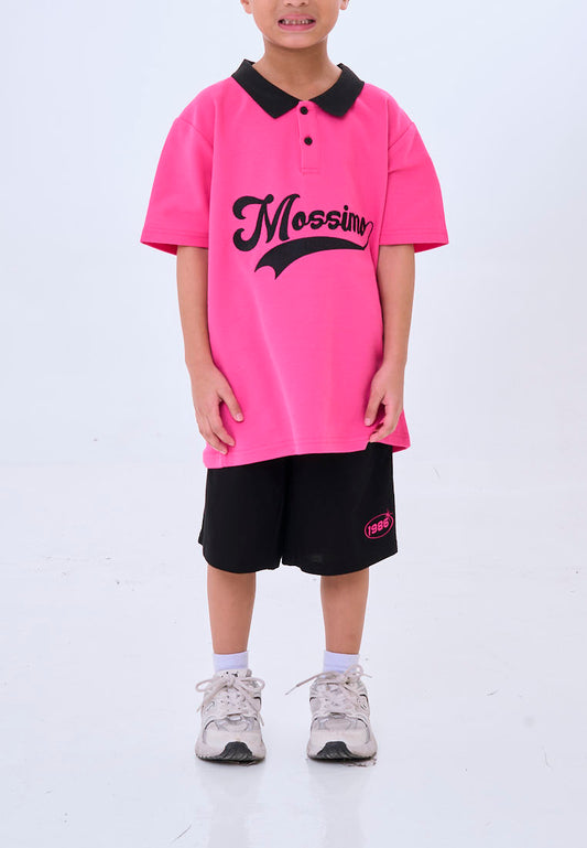 Mossimo Kids Emeren Raspberry Baseball Shirt & Shorts Set