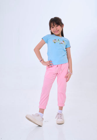 Mossimo Kids Elyrion Sky Blue Basic Regular Tshirt