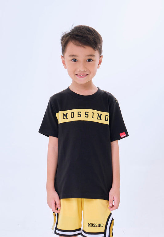 Mossimo Kids Vyric Black Yellow Sporty w/ Short Set