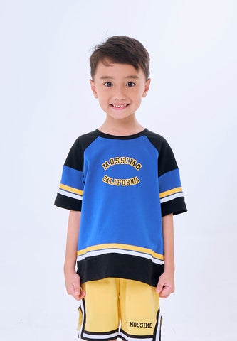 Mossimo Kids Milan Blue Sporty Stripes Top