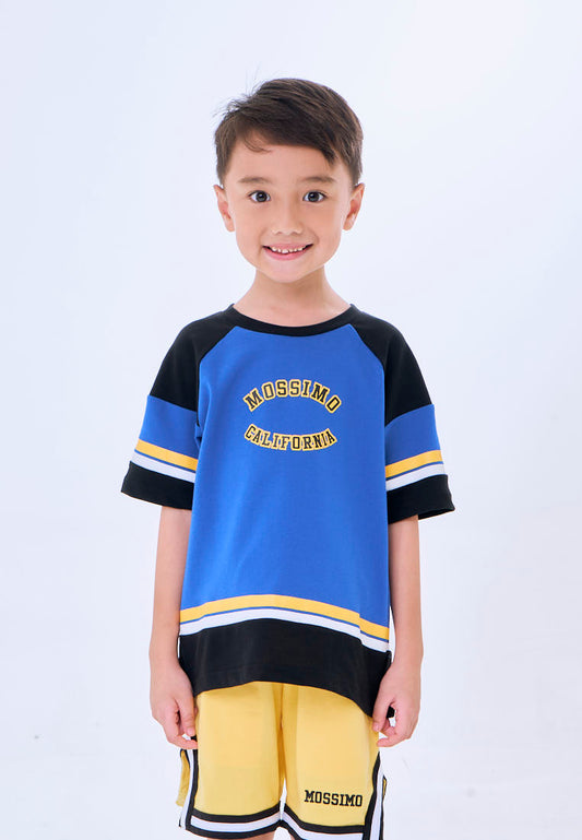 Mossimo Kids Milan Blue Sporty Stripes Top
