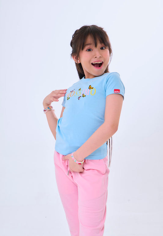 Mossimo Kids Elyrion Sky Blue Basic Regular Tshirt