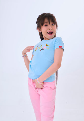 Mossimo Kids Elyrion Sky Blue Basic Regular Tshirt