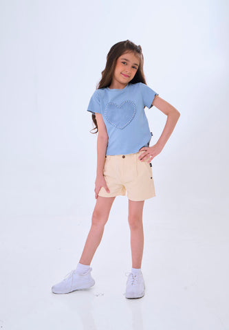 Mossimo Kids Zinnia Beige Shorts w/ Darts