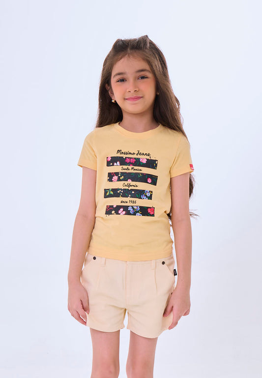 Mossimo Kids Aeryn Yellow Basic Regular Tshirt
