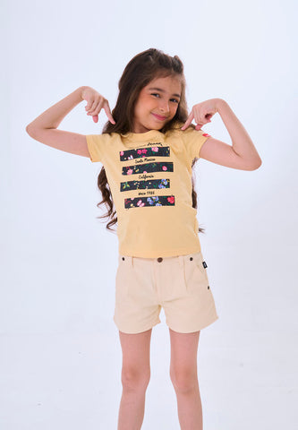 Mossimo Kids Aeryn Yellow Basic Regular Tshirt