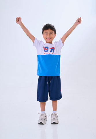 Mossimo Kids Lark Soda Blue Bermuda Sports Shorts