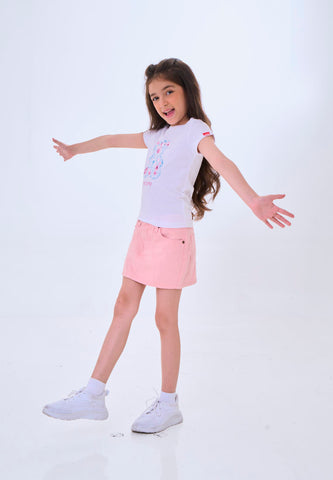 Mossimo Kids Alora Pink Regular Fit Skirt