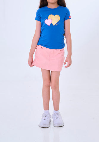 Mossimo Kids Amaru Dazz Blue  Basic Graphic Tshirt