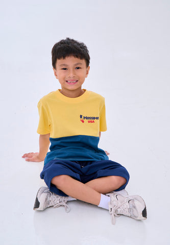 Mossimo Kids Echo Yellow Blue Regular Tshirt