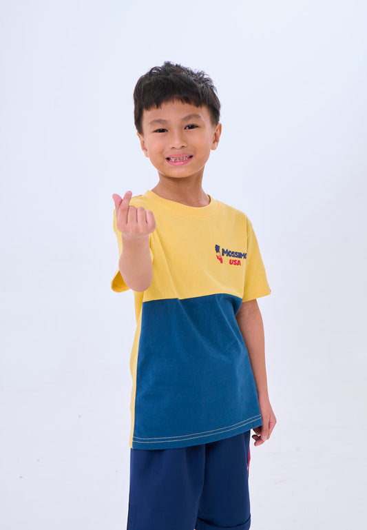 Mossimo Kids Echo Yellow Blue Regular Tshirt