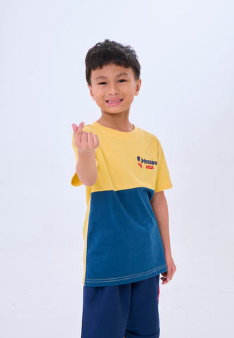 Mossimo Kids Echo Yellow Blue Regular Tshirt