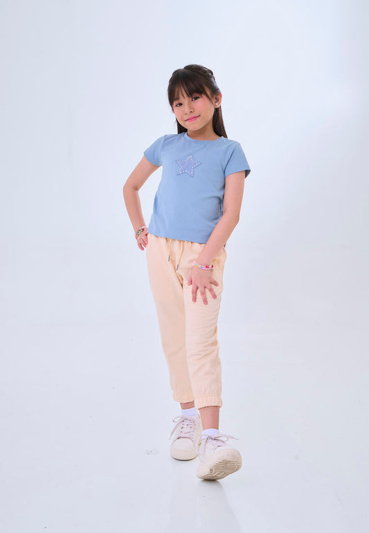 Mossimo Kids Myrris Beige Knit Jogger Pants