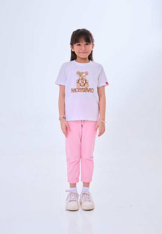 Mossimo Kids Aero White Mossybear Unisex Regular Tshirt