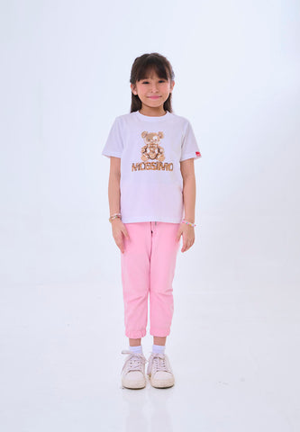 Mossimo Kids Aero White Mossybear Unisex Regular Tshirt