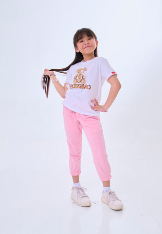 Mossimo Kids Aero White Mossybear Unisex Regular Tshirt