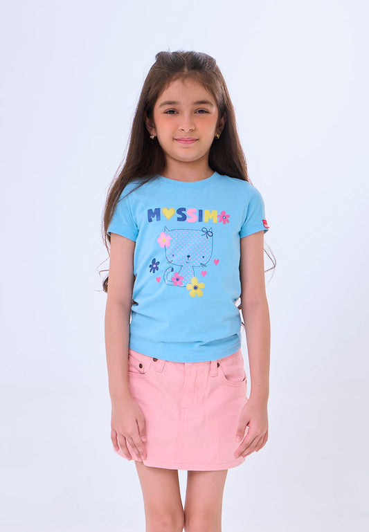 Mossimo Kids Giada Blue Regular Tshirt