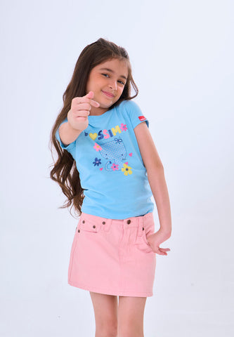 Mossimo Kids Giada Blue Regular Tshirt