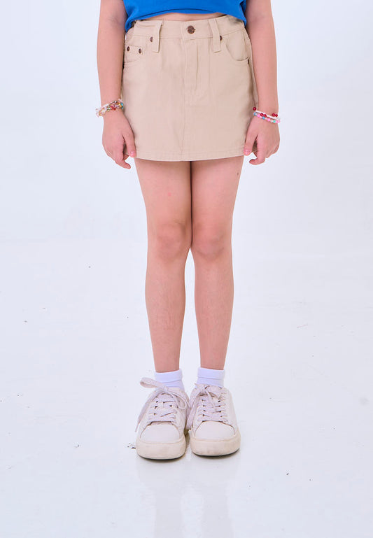 Mossimo Kids Alora Beige Regular Fit Skirt