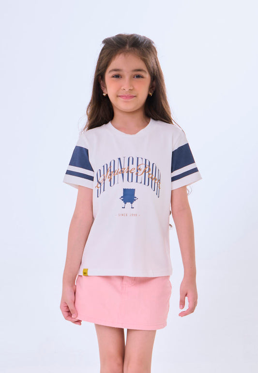 Mossimo Kids White Spongebob Athletic Tee