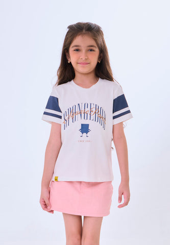Mossimo Kids White Spongebob Athletic Tee