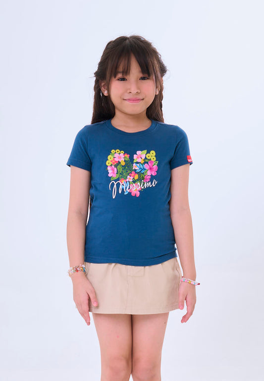 Mossimo Kids Chaska Soda Blue Basic Graphic Tshirt