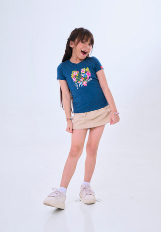 Mossimo Kids Chaska Soda Blue Basic Graphic Tshirt
