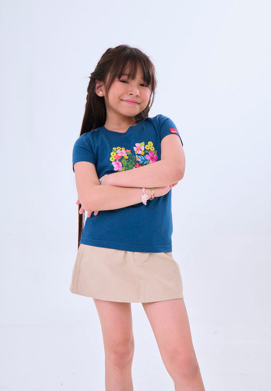 Mossimo Kids Chaska Soda Blue Basic Graphic Tshirt