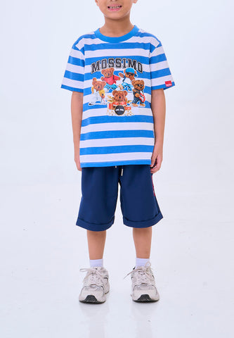 Mossimo Kids Beau Blue Mossybear Unisex Regular Tshirt