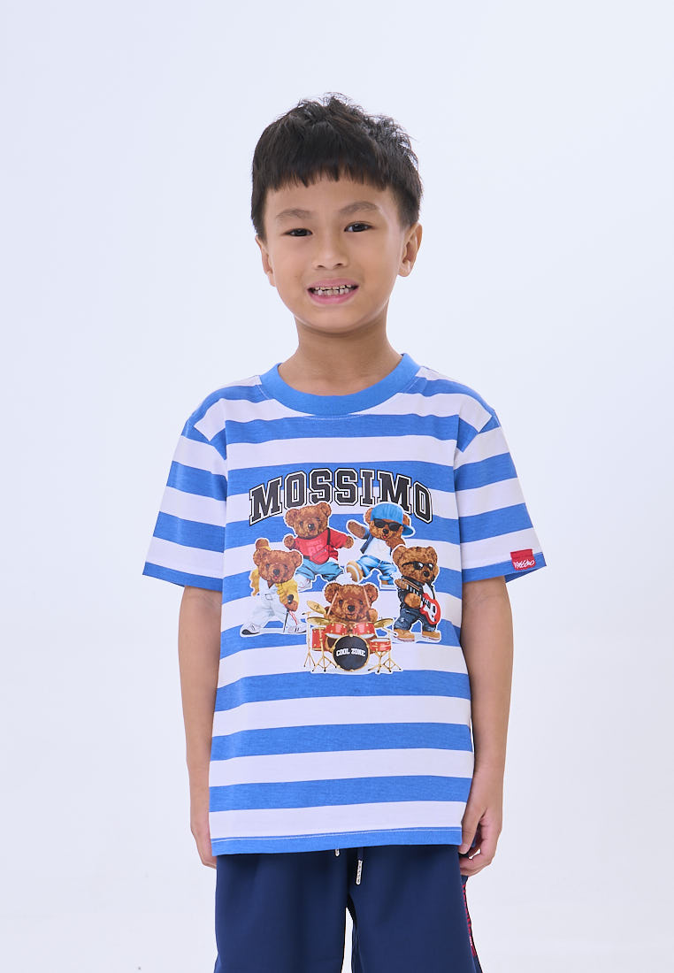 Mossimo Kids Beau Blue Mossybear Unisex Regular Tshirt