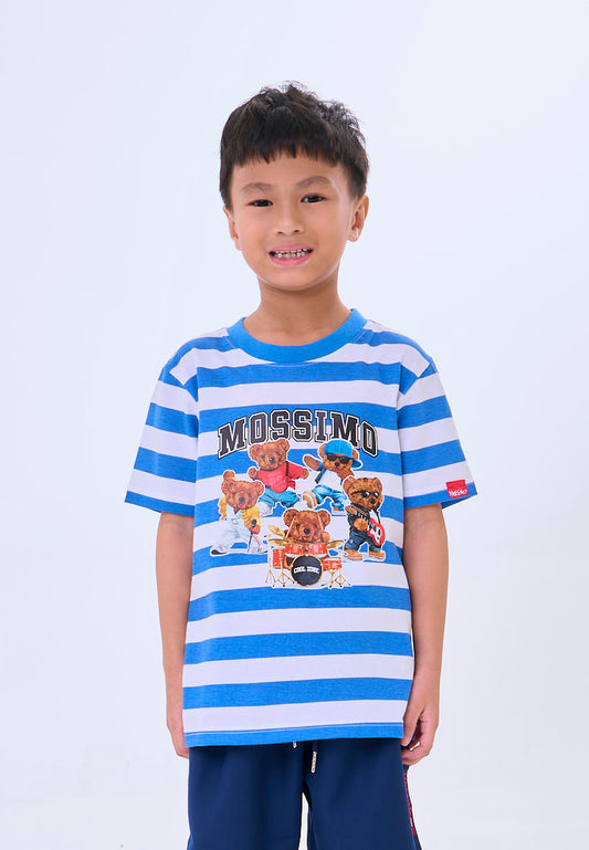 Mossimo Kids Beau Blue Mossybear Unisex Regular Tshirt