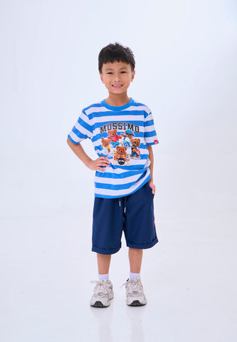 Mossimo Kids Beau Blue Mossybear Unisex Regular Tshirt