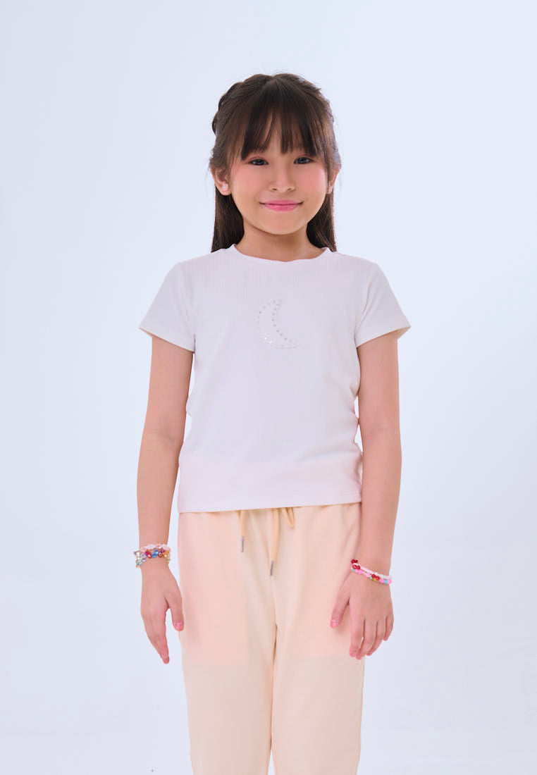 Mossimo Kids Luma White Striped Ribbed Baby Tee