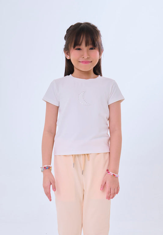 Mossimo Kids Luma White Striped Ribbed Baby Tee