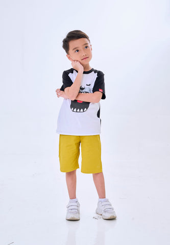 Mossimo Kids Gerald White Raglan Regular Tshirt
