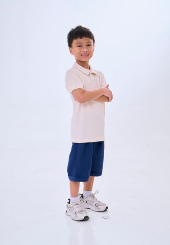 Mossimo Kids Ellar Oats Woven Short Sleeves Top