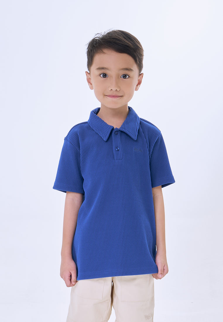 Mossimo Kids Faelan Blue Woven Short Sleeves Top