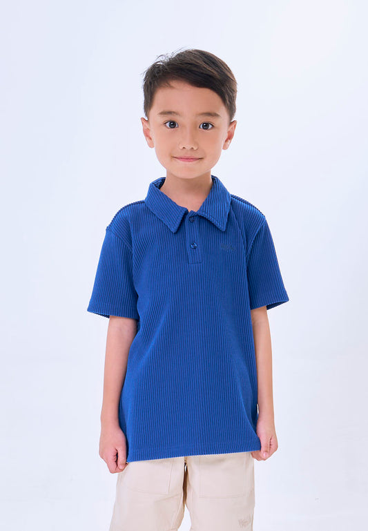 Mossimo Kids Faelan Blue Woven Short Sleeves Top
