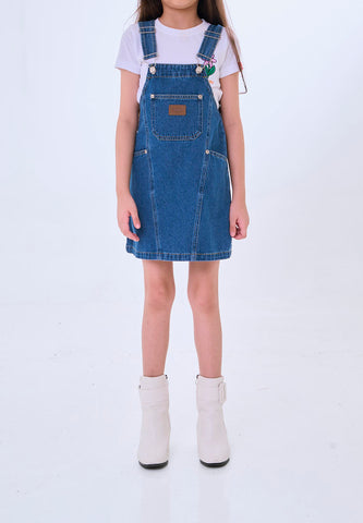Mossimo Kids Evella Medium Blue Jumper Denim Dress