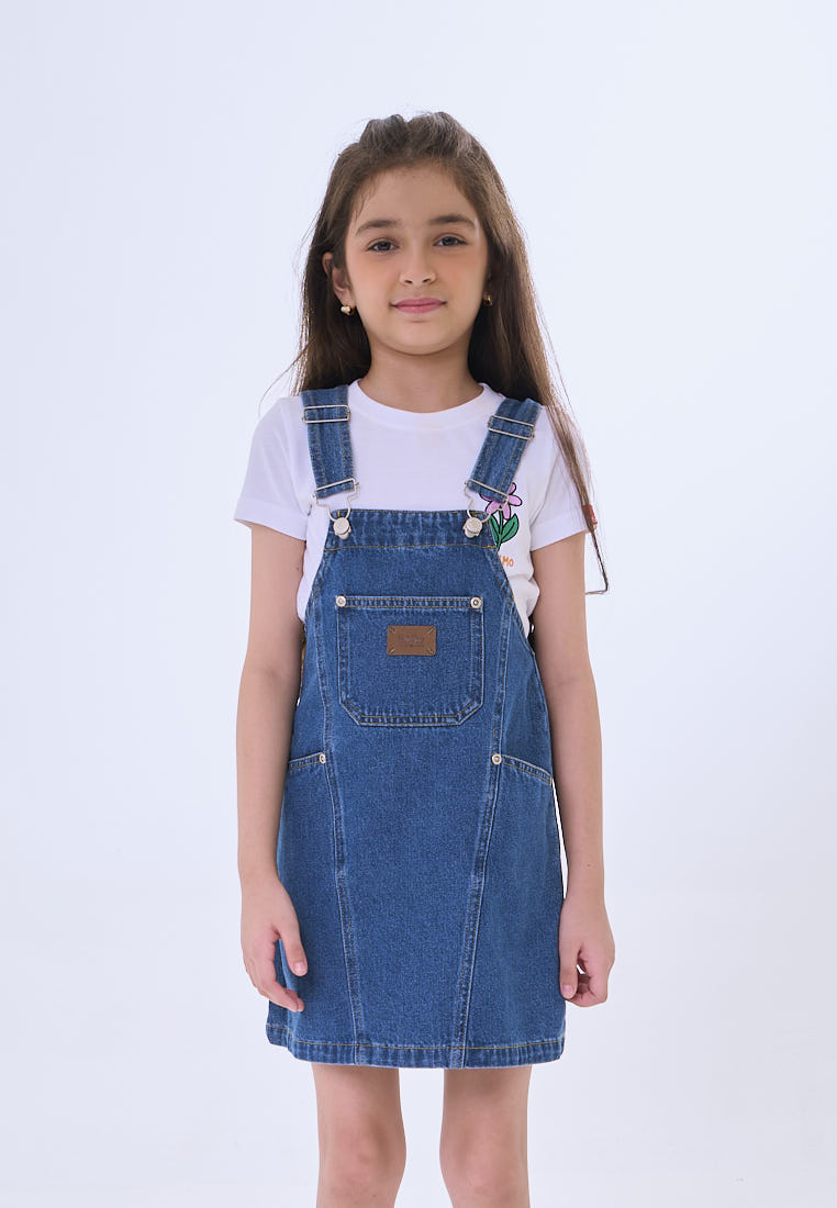 Mossimo Kids Evella Medium Blue Jumper Denim Dress