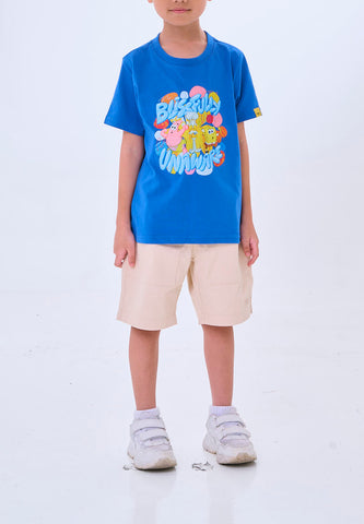 Mossimo Kids Spongebob Dazz Blue Basic Unisex Tshirt
