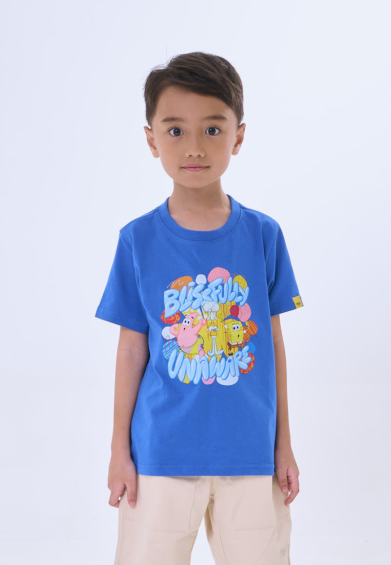 Mossimo Kids Spongebob Dazz Blue Basic Unisex Tshirt