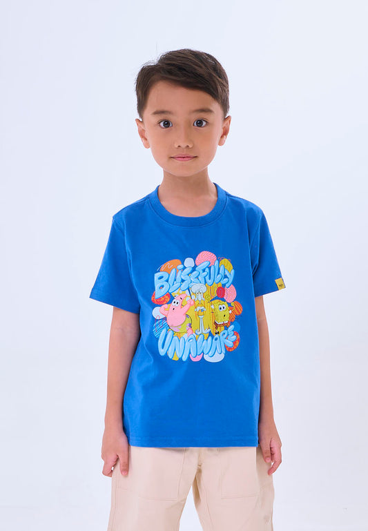 Mossimo Kids Spongebob Dazz Blue Basic Unisex Tshirt