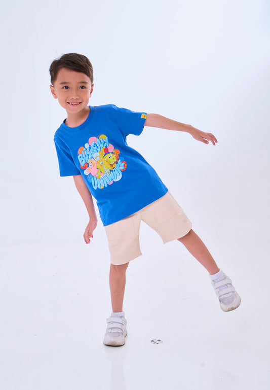 Mossimo Kids Spongebob Dazz Blue Basic Unisex Tshirt