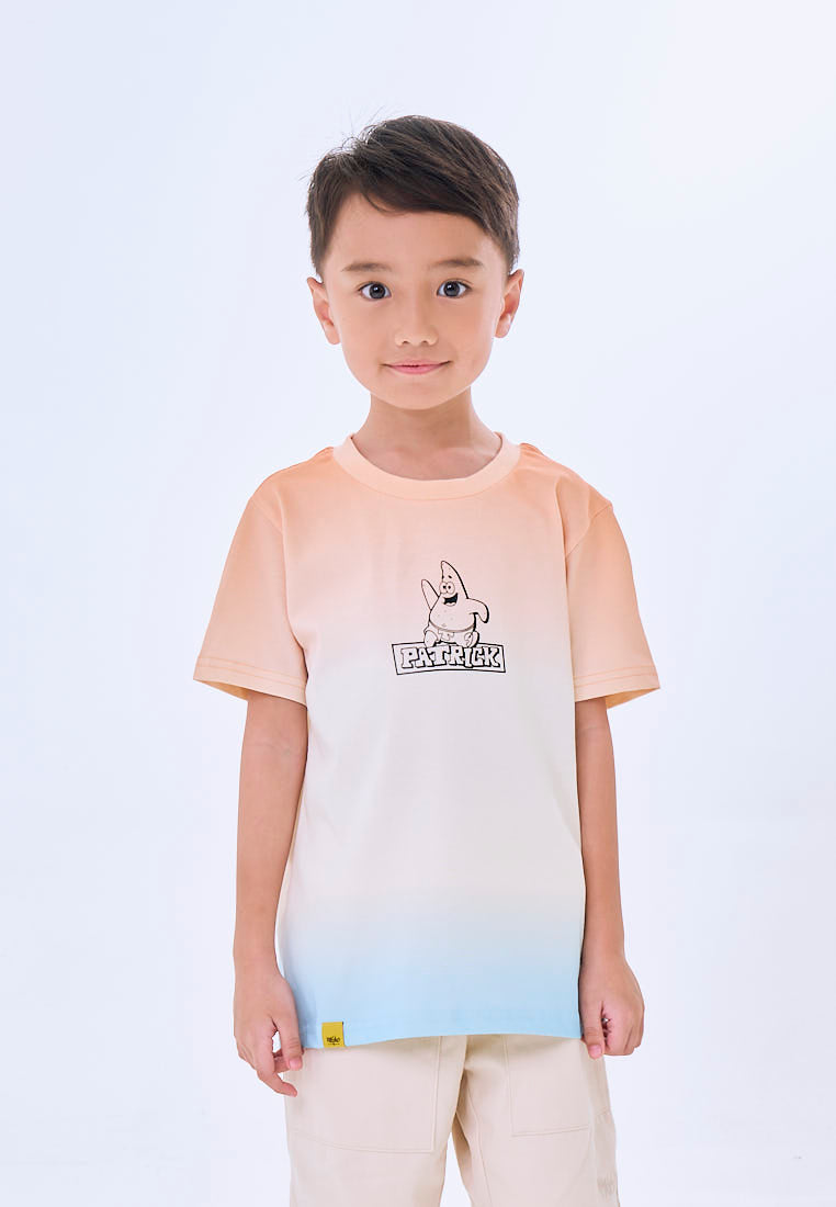 Mossimo Kids  Beige Patrick Printed Color Block Tee